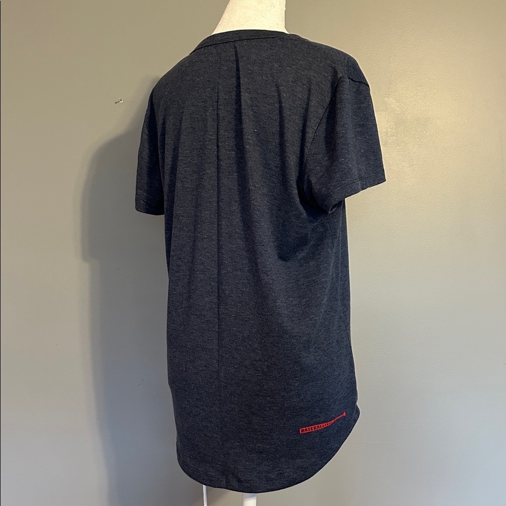 Baseballism “Love Baseball” Tee Shirt in Navy Blue, Size Large - Picture 4 of 5